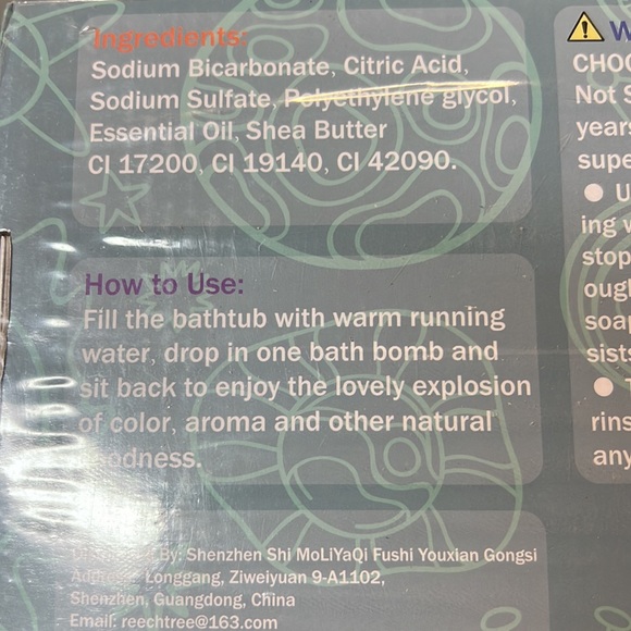 Two Boxes Bath Bomb ReechTree with Toys - Picture 4 of 5